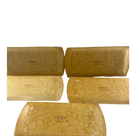 Vintage HASKO Flying Mallard Ducks Lithographed Wood Trays Display Lot of (5) - Picture 6 of 12